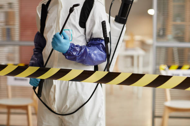 Professional Biohazard Cleanup technician working in Lavallette, NJ
